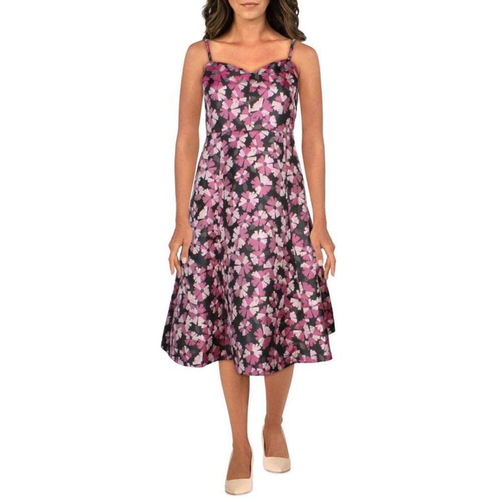 Kate Spade Womens Black Metallic Jacquard A-Line Sundress Imperfections